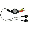 Retractable Stereo Headphones For Computer